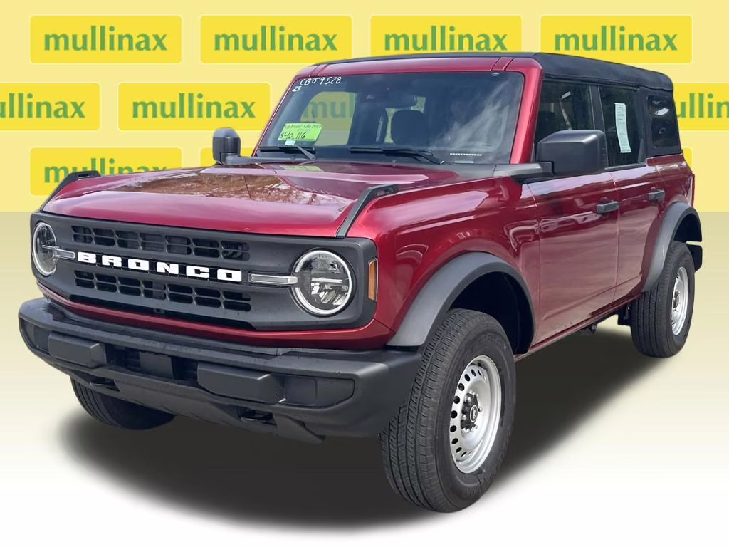 2025 Ruby Red Metallic Tinted Clearcoat Ford Bronco Base 4X4 SUV