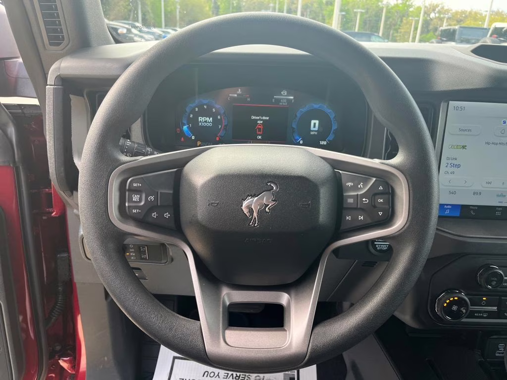 2025 Ruby Red Metallic Tinted Clearcoat Ford Bronco Base 4X4 SUV