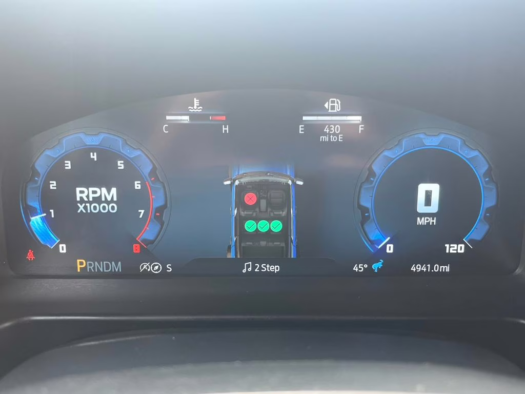 2025 Ruby Red Metallic Tinted Clearcoat Ford Bronco Base 4X4 SUV