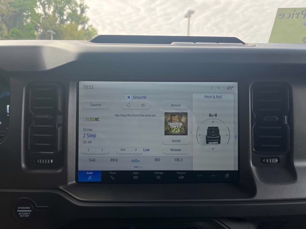 2025 Ruby Red Metallic Tinted Clearcoat Ford Bronco Base 4X4 SUV