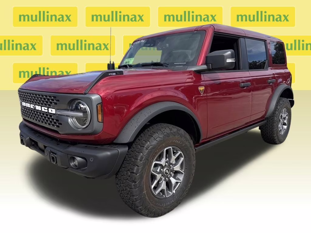 2025 Ruby Red Metallic Tinted Clearcoat Ford Bronco Badlands 4X4 SUV