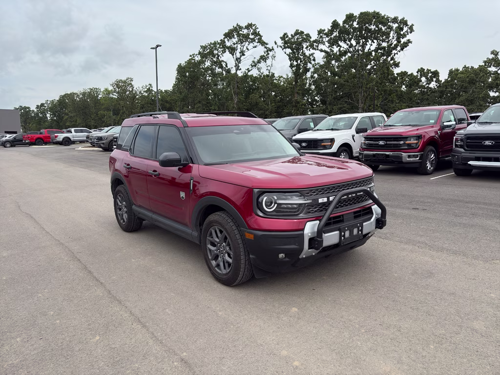 2025 Ruby Red Metallic Tinted Clearcoat Ford Bronco Sport Big Bend 4X4 SUV