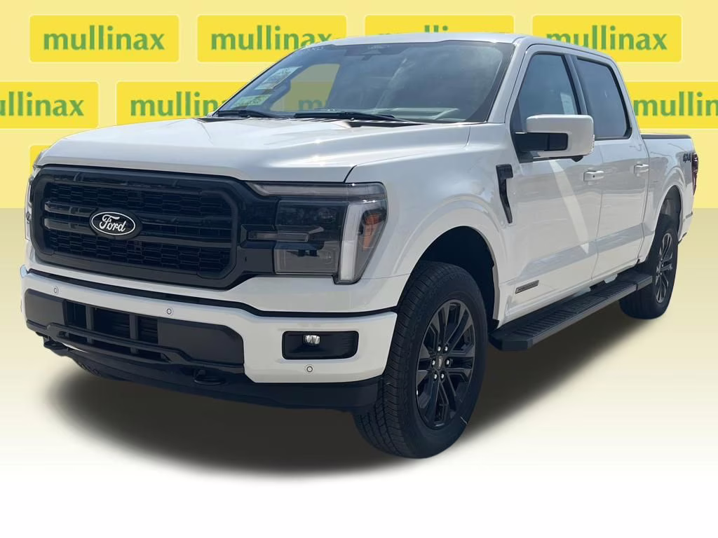 2025 Star White Metallic Tri-Coat Ford F-150 Lariat 4X4 Truck