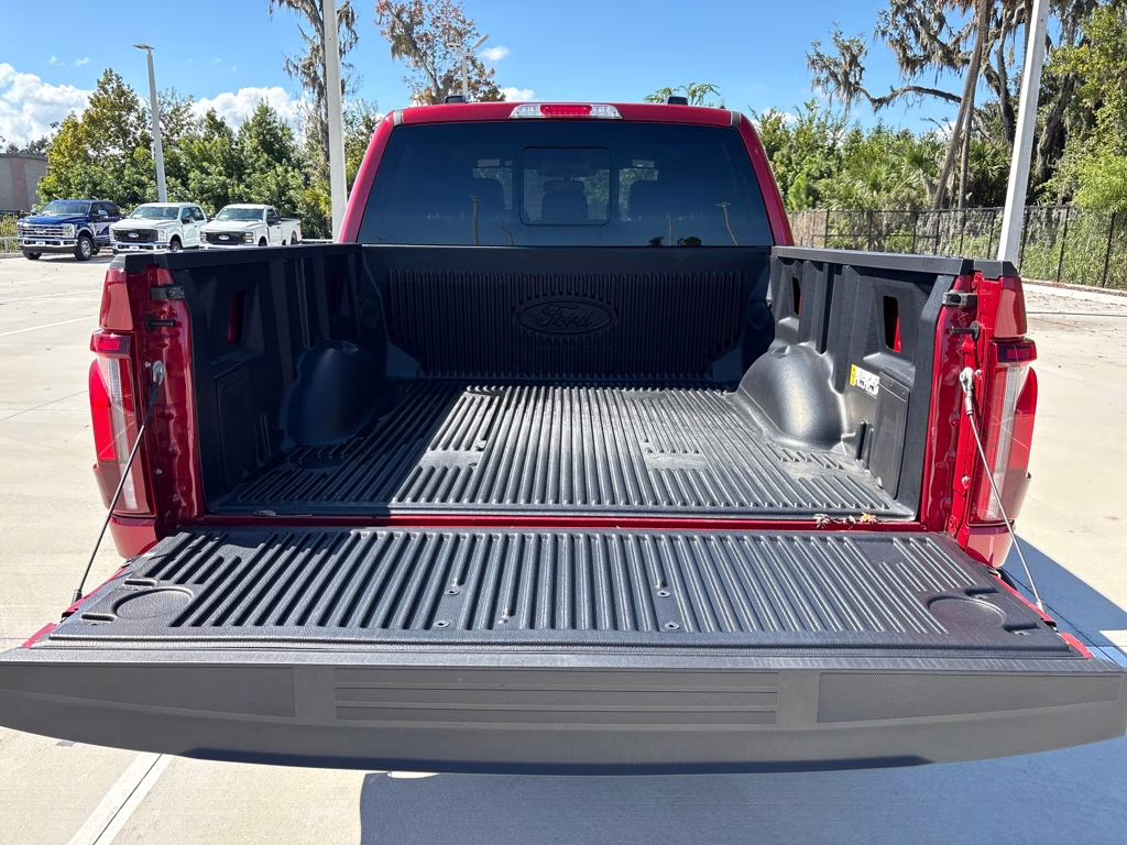 2025 Red Metallic Ford F-150 Lariat 4X4 Truck