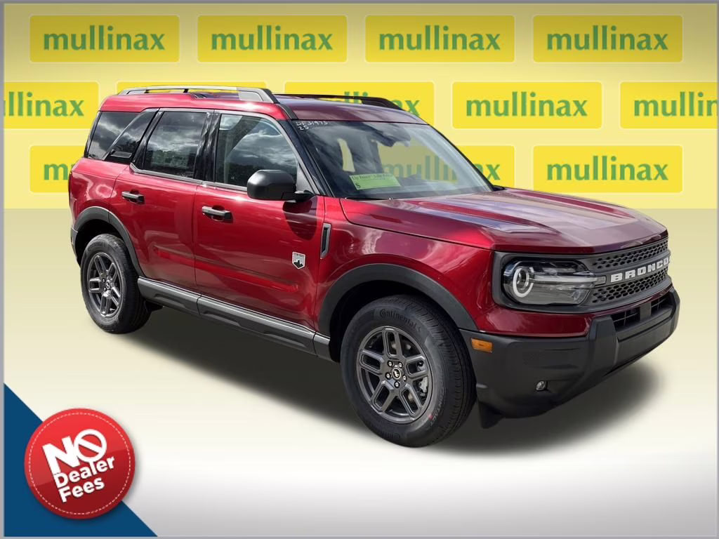 2025 Ruby Red Metallic Tinted Clearcoat Ford Bronco Sport Big Bend 4X4 SUV