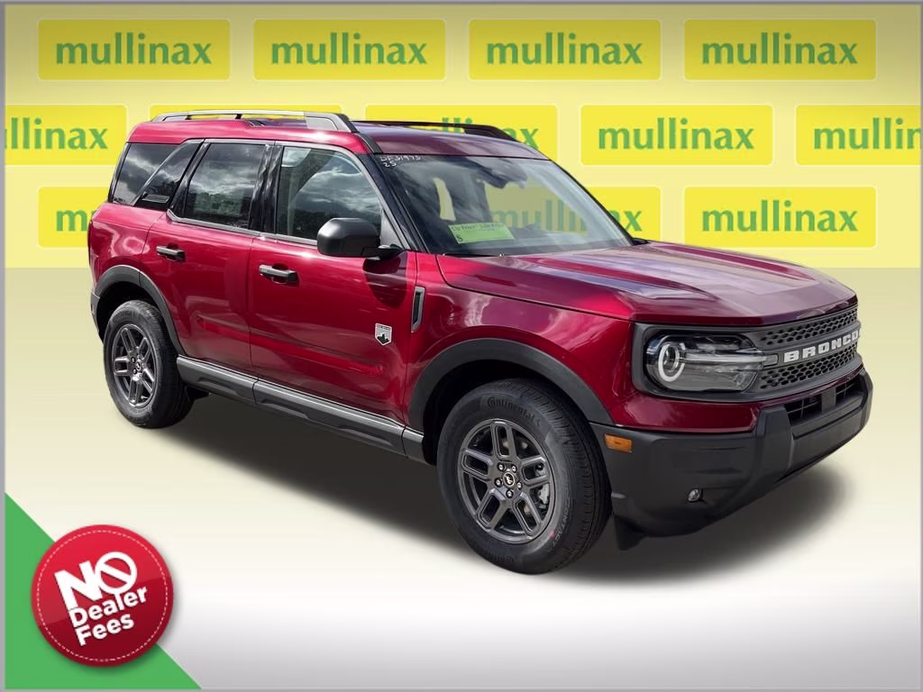 2025 Ruby Red Metallic Tinted Clearcoat Ford Bronco Sport Big Bend 4X4 SUV