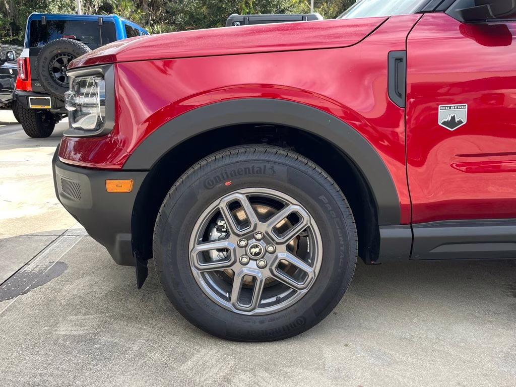 2025 Ruby Red Metallic Tinted Clearcoat Ford Bronco Sport Big Bend 4X4 SUV