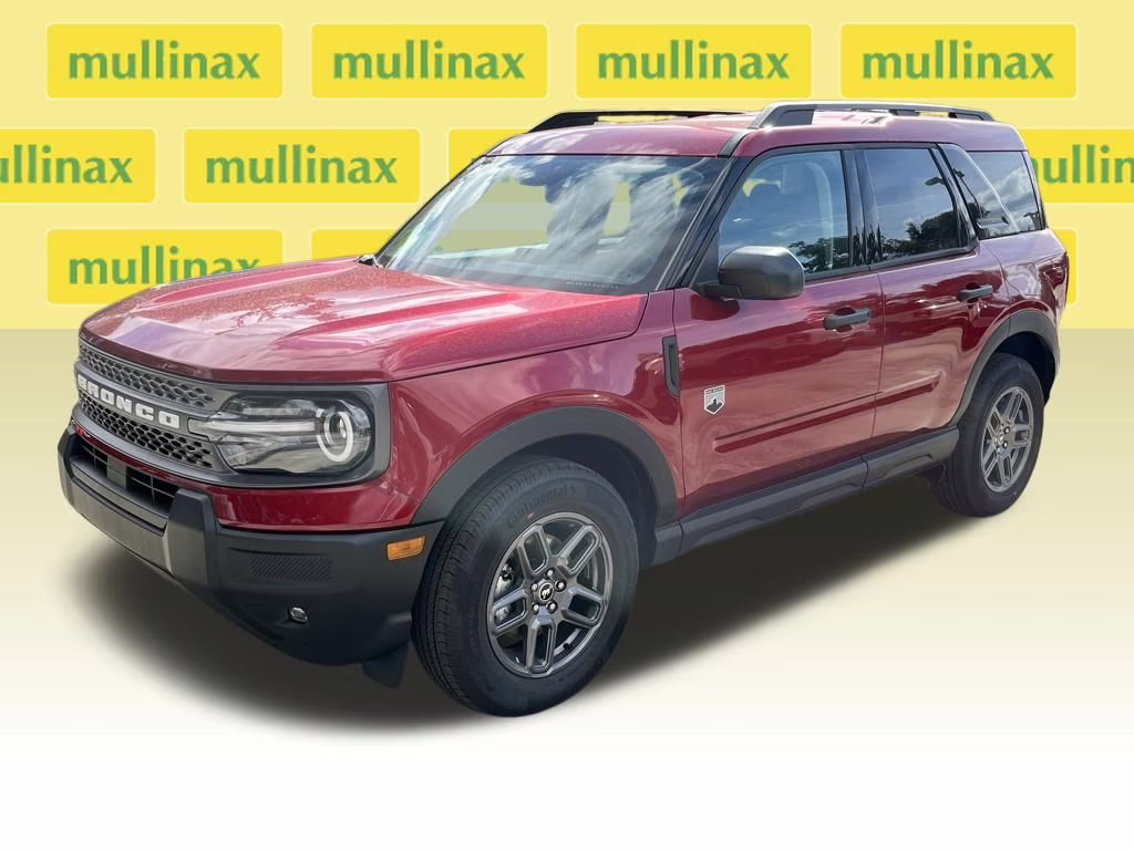 2025 Ruby Red Metallic Tinted Clearcoat Ford Bronco Sport Big Bend 4X4 SUV