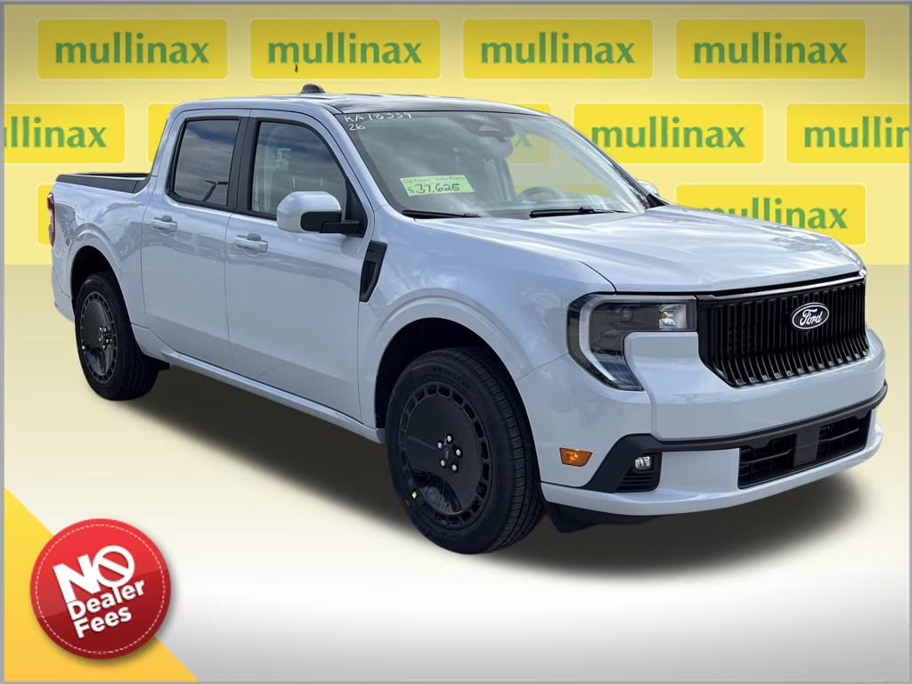 2026 Space White Metallic Ford Maverick Lobo Standard AWD Truck