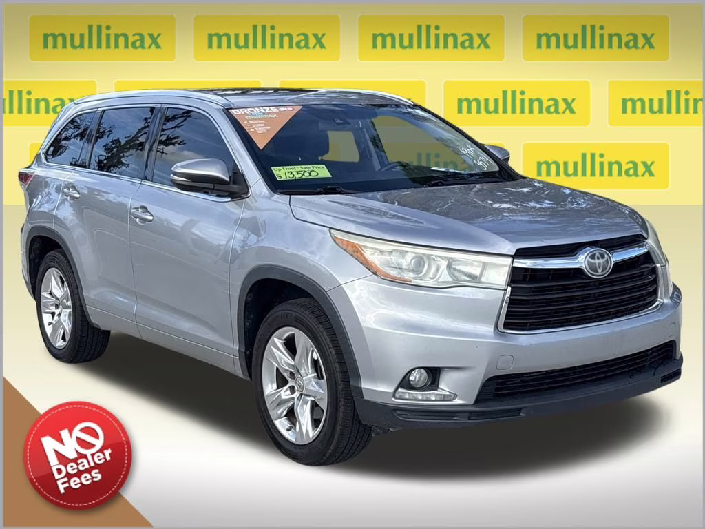 2015 Silver Sky Metallic Toyota Highlander Limited FWD SUV