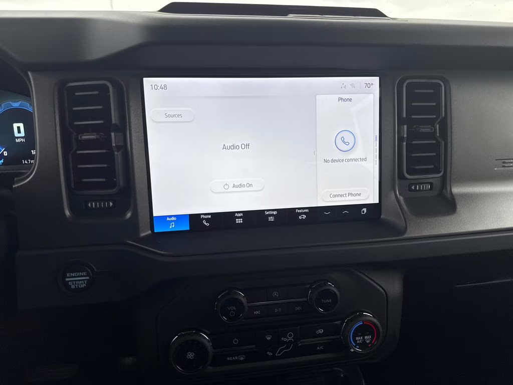 2025 Azure Gray Metallic Tri-Coat Ford Bronco Base 4X4 SUV