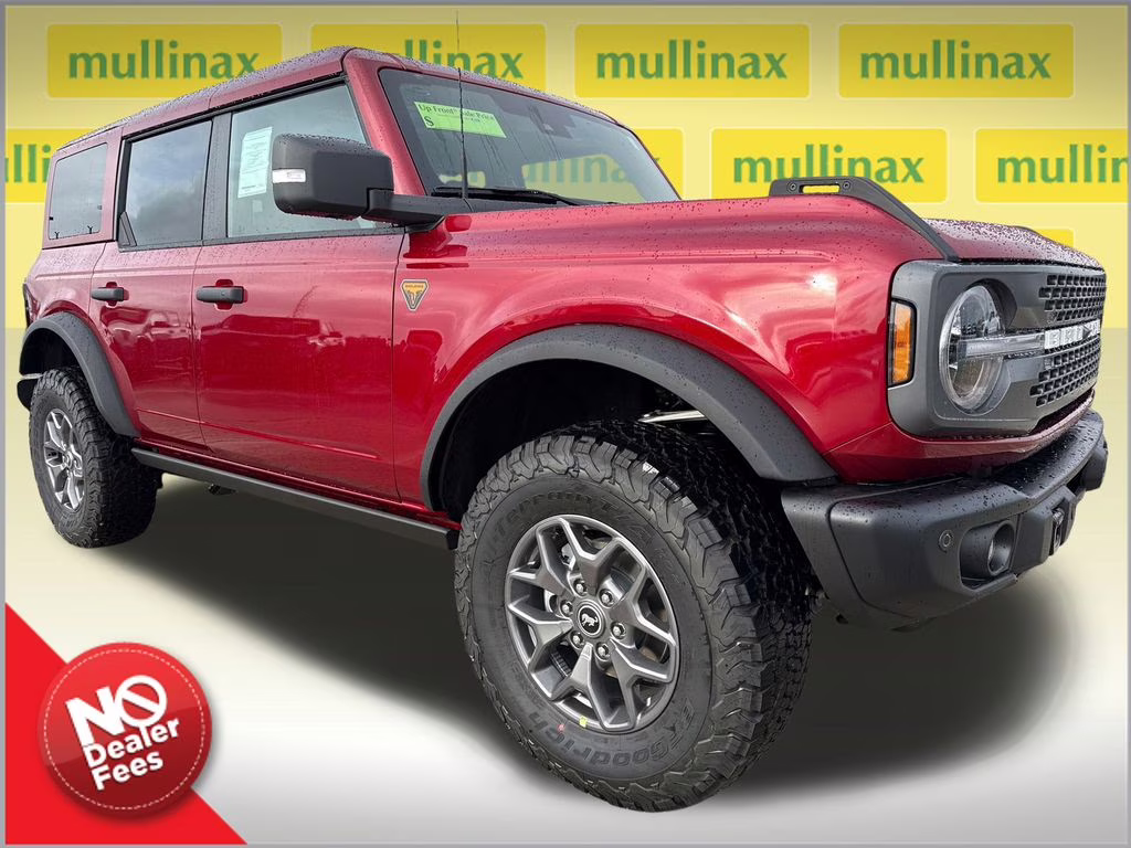 2025 Ruby Red Metallic Tinted Clearcoat Ford Bronco Badlands 4X4 SUV
