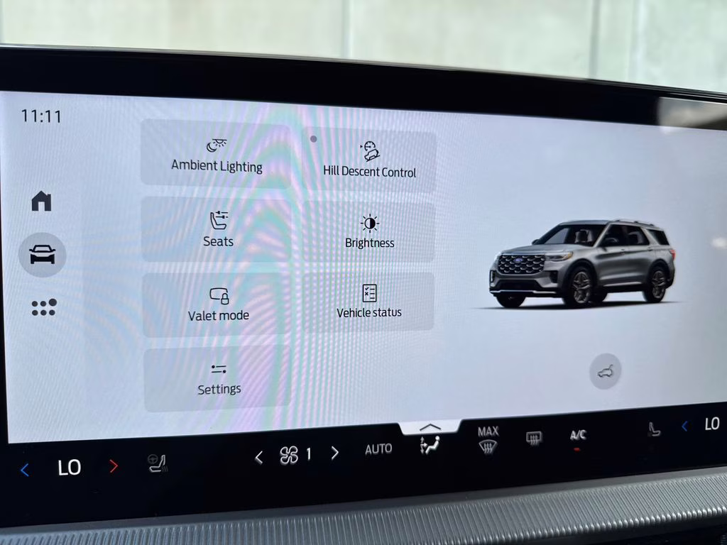 2026 Star White Metallic Tri-Coat Ford Explorer ST RWD SUV