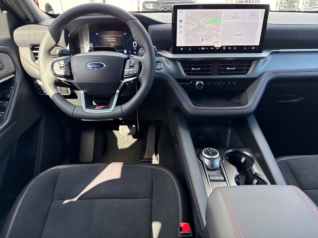 2026 Star White Metallic Tri-Coat Ford Explorer ST RWD SUV