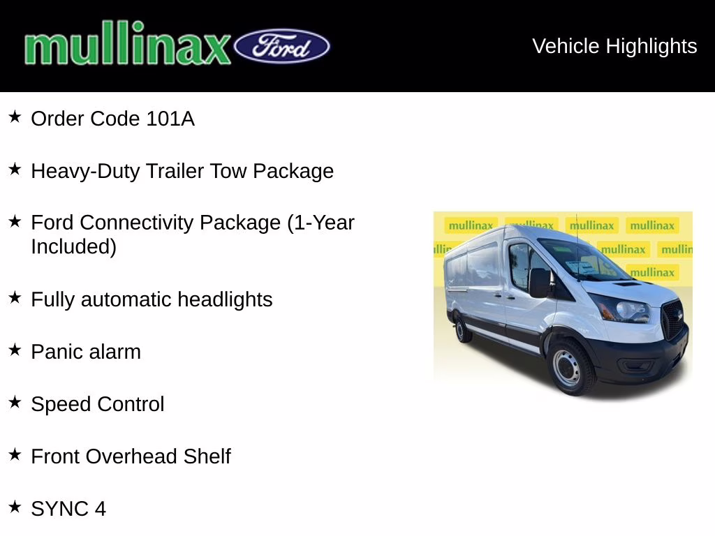 2026 Oxford White Ford Transit-250 Base RWD Van