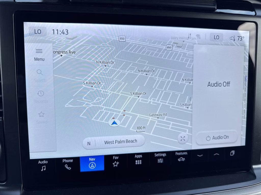 2025 Agate Black Metallic Ford F-150 Lariat 4X4 Truck