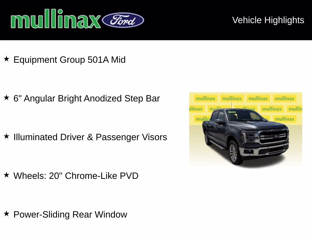 2025 Carbonized Gray Metallic Ford F-150 Lariat 4X4 Truck