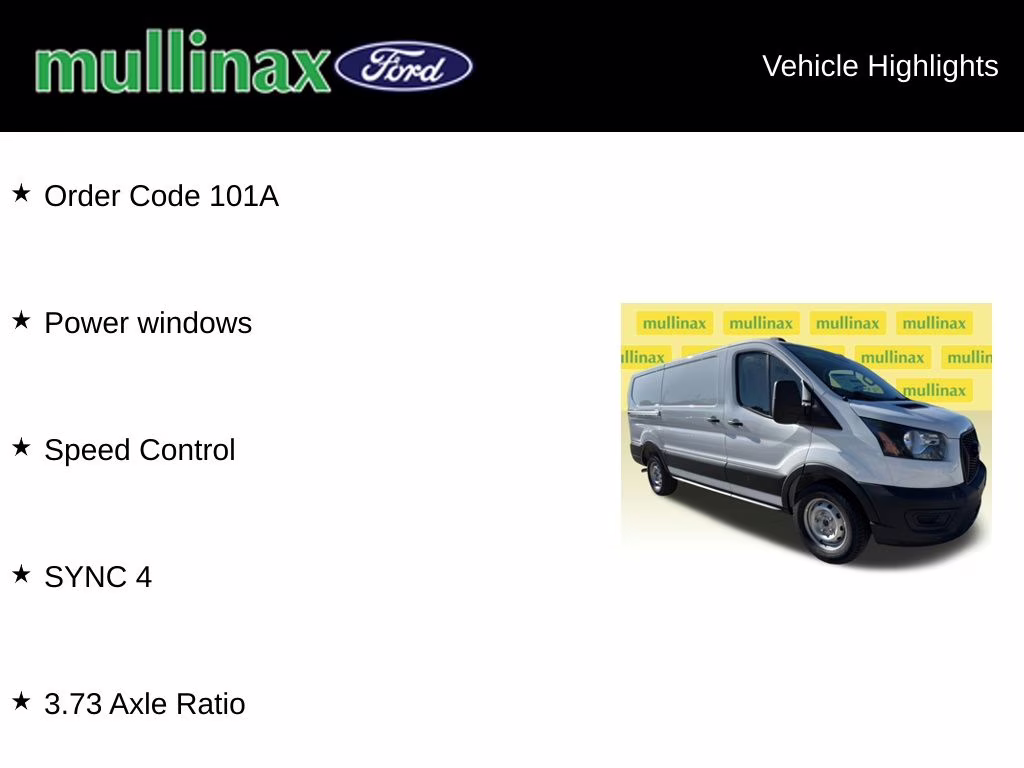 2026 Oxford White Ford Transit-150 Base RWD Van