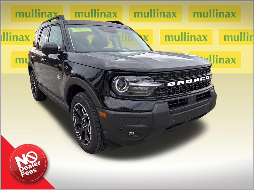2025 Shadow Black Ford Bronco Sport Outer Banks 4X4 SUV
