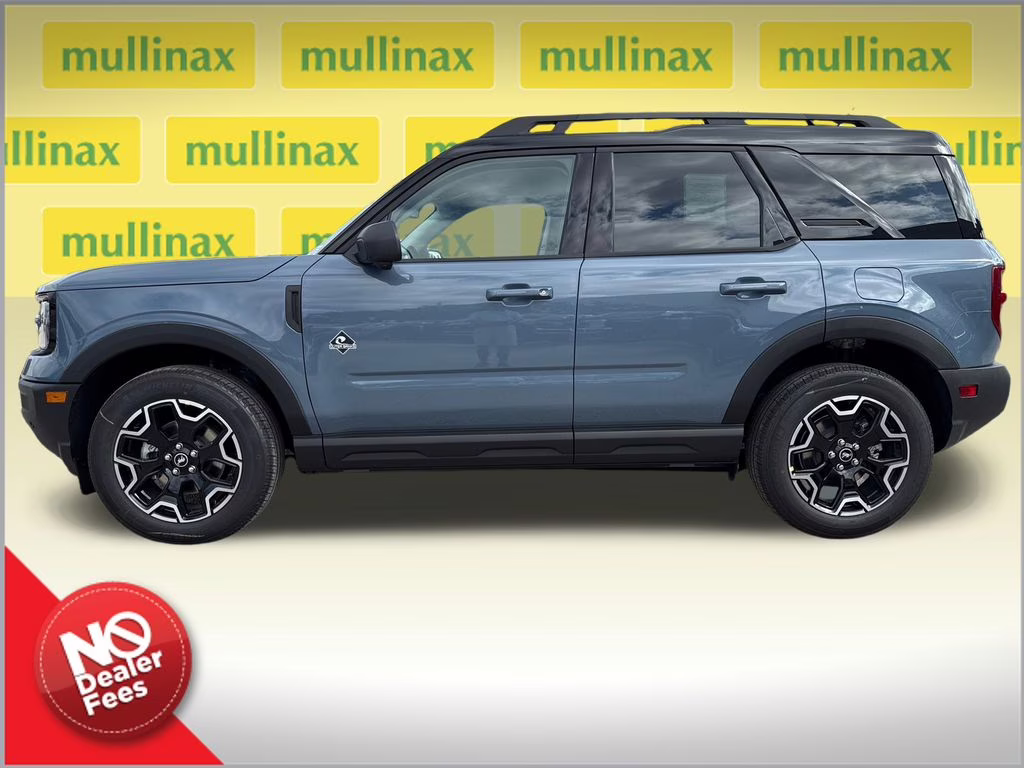 2025 Azure Gray Metallic Tri-Coat Ford Bronco Sport Outer Banks 4X4 SUV