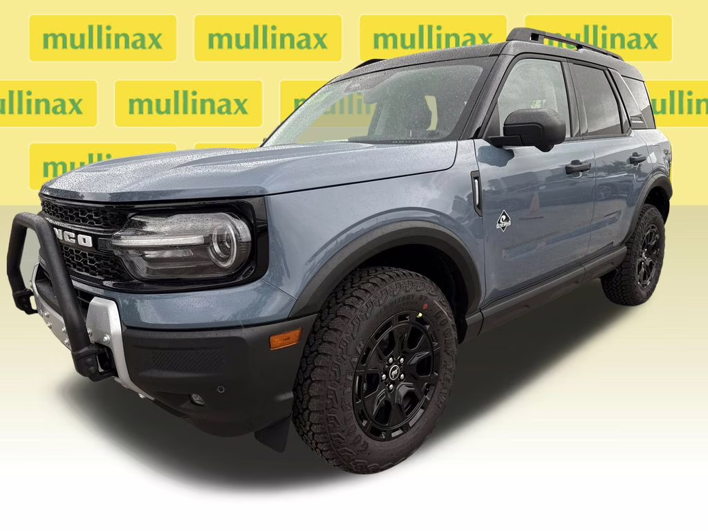 2025 Azure Gray Metallic Tri-Coat Ford Bronco Sport Outer Banks 4X4 SUV