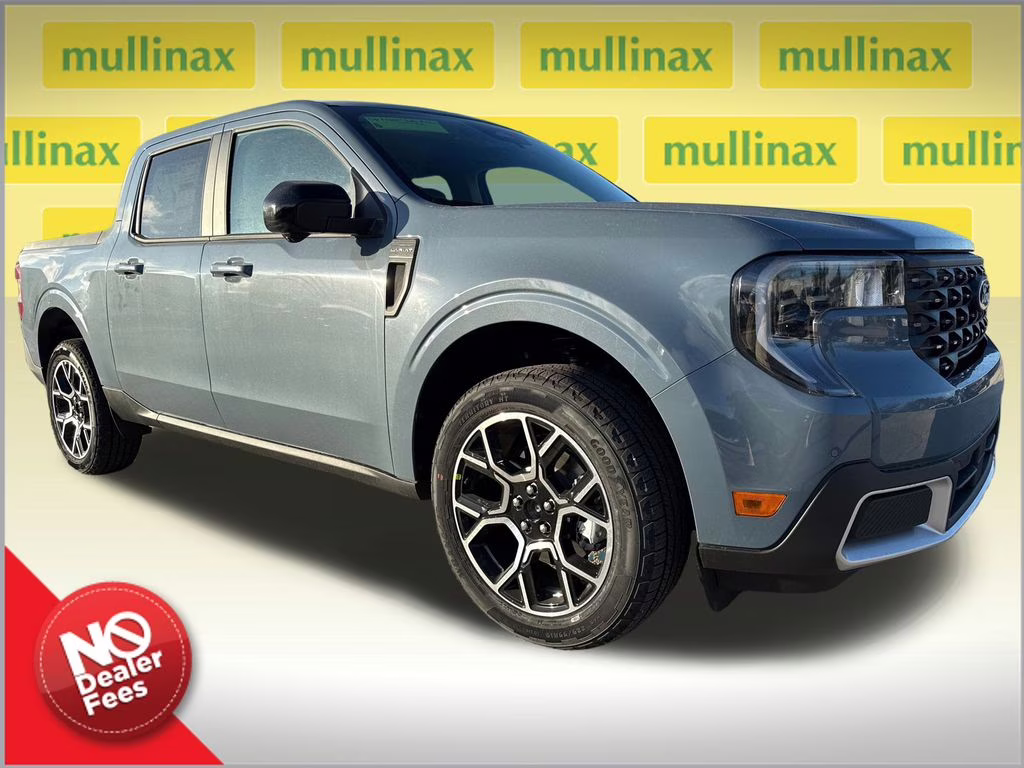 2026 Azure Gray Metallic Tri-Coat Ford Maverick Lariat AWD Truck