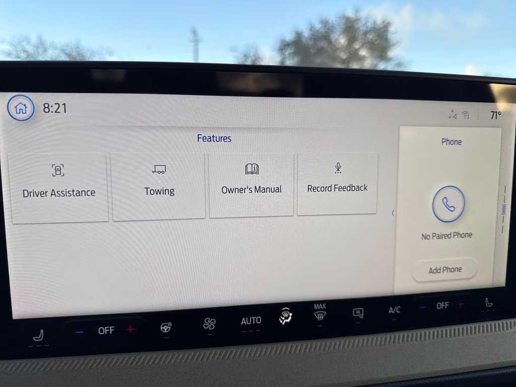 2026 Azure Gray Metallic Tri-Coat Ford Maverick Lariat AWD Truck