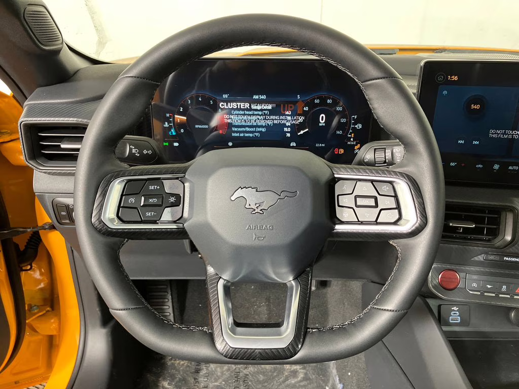 2026 Orange Ford Mustang EcoBoost RWD Coupe