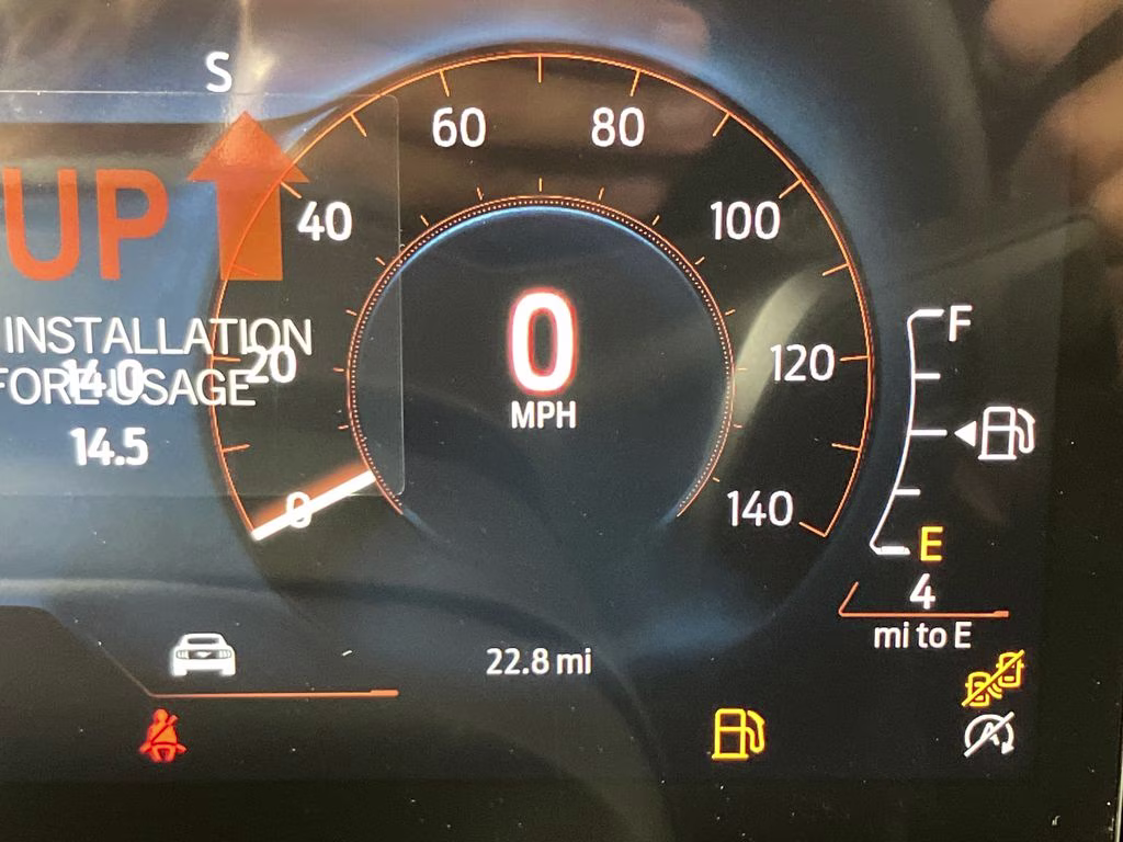 2026 Orange Ford Mustang EcoBoost RWD Coupe