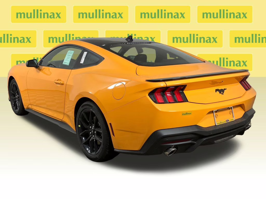 2026 Orange Ford Mustang EcoBoost RWD Coupe