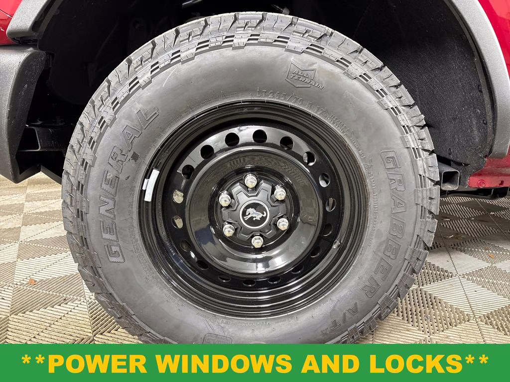 2025 Ruby Red Metallic Tinted Clearcoat Ford Bronco Base 4X4 SUV