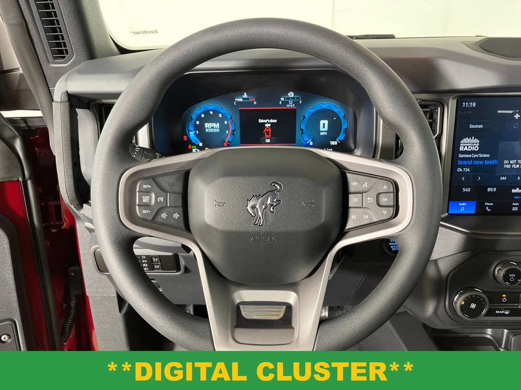 2025 Ruby Red Metallic Tinted Clearcoat Ford Bronco Base 4X4 SUV