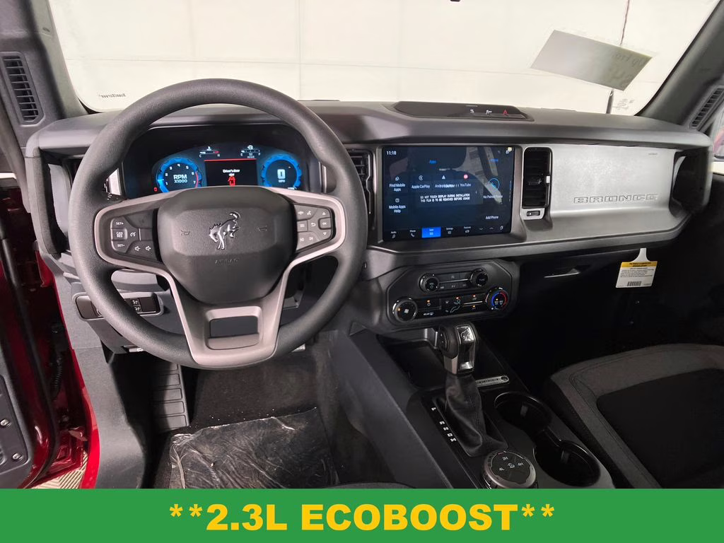 2025 Ruby Red Metallic Tinted Clearcoat Ford Bronco Base 4X4 SUV