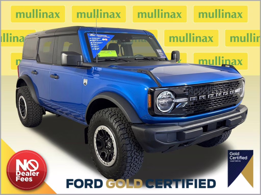 2025 Blue Metallic Ford Bronco Big Bend 4X4 SUV