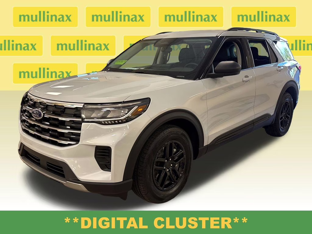 2026 Space White Metallic Ford Explorer Active RWD SUV