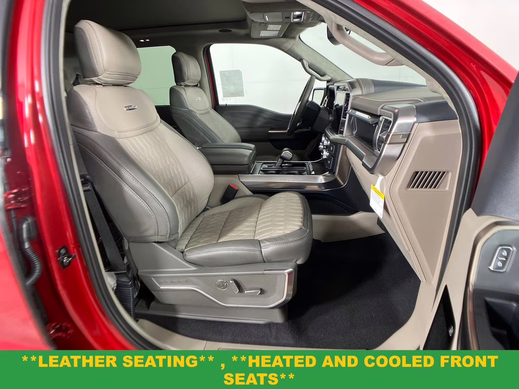 2025 Rapid Red Metallic Tinted Clearcoat Ford F-150 Platinum 4X4 Truck