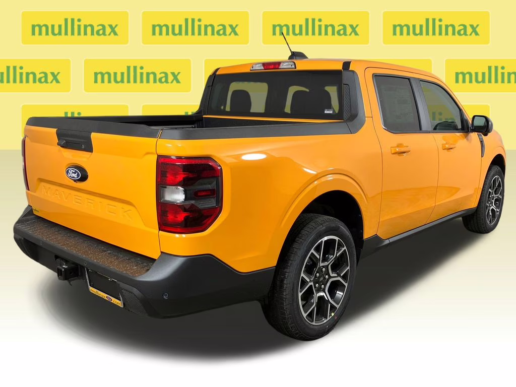 2026 Orange Fury Metallic Tri-Coat Ford Maverick Lariat AWD Truck