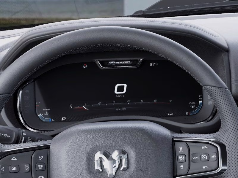 2026 Diamond Black Crystal Pearlcoat Ram 1500 Rebel 4X4 Truck