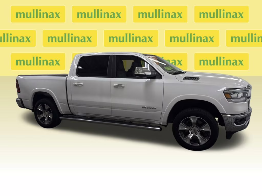 2019 Ivory White Tri-Coat Pearlcoat Ram 1500 Laramie RWD Truck