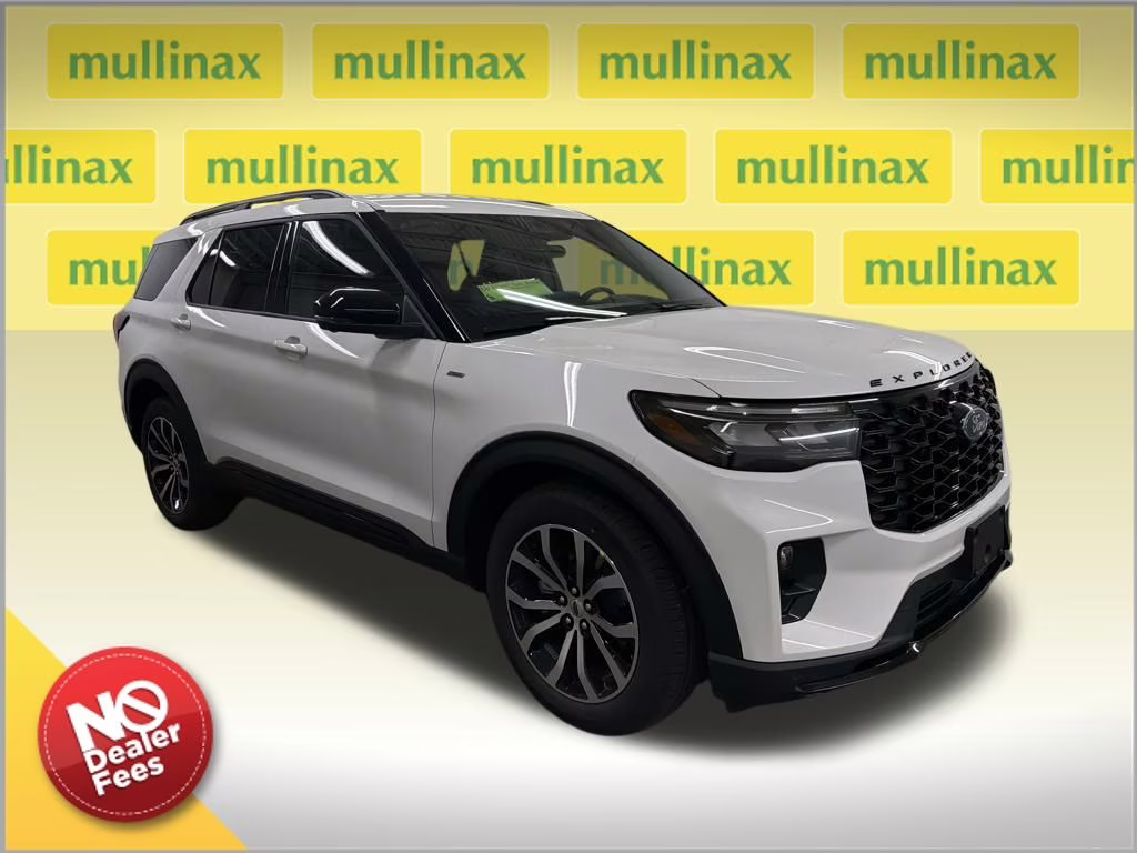 2026 STAR WHITE TRI-COAT Ford Explorer ST-Line RWD SUV