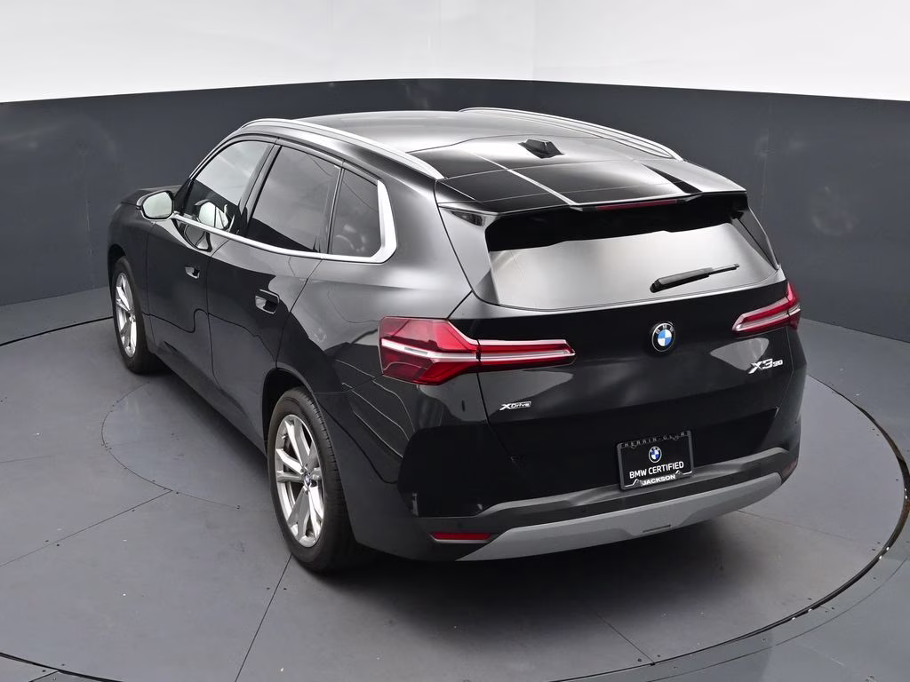 2025 Black Sapphire Metallic BMW X3 30 xDrive AWD SUV