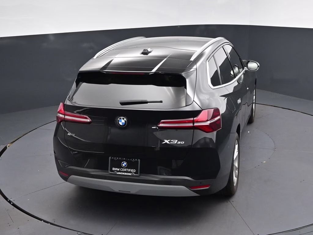 2025 Black Sapphire Metallic BMW X3 30 xDrive AWD SUV