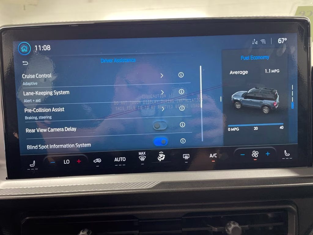 2025 AZURE GRAY TRI-COAT Ford Bronco Sport Big Bend 4X4 SUV