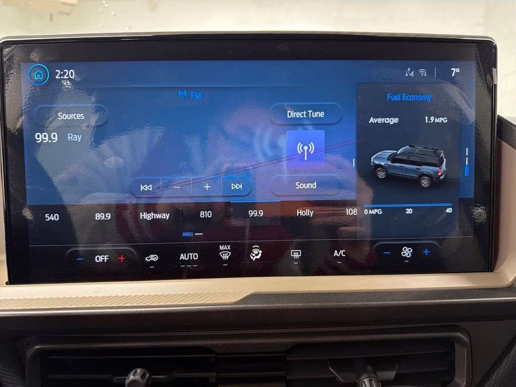 2025 OXFORD WHITE Ford Bronco Sport Big Bend 4X4 SUV