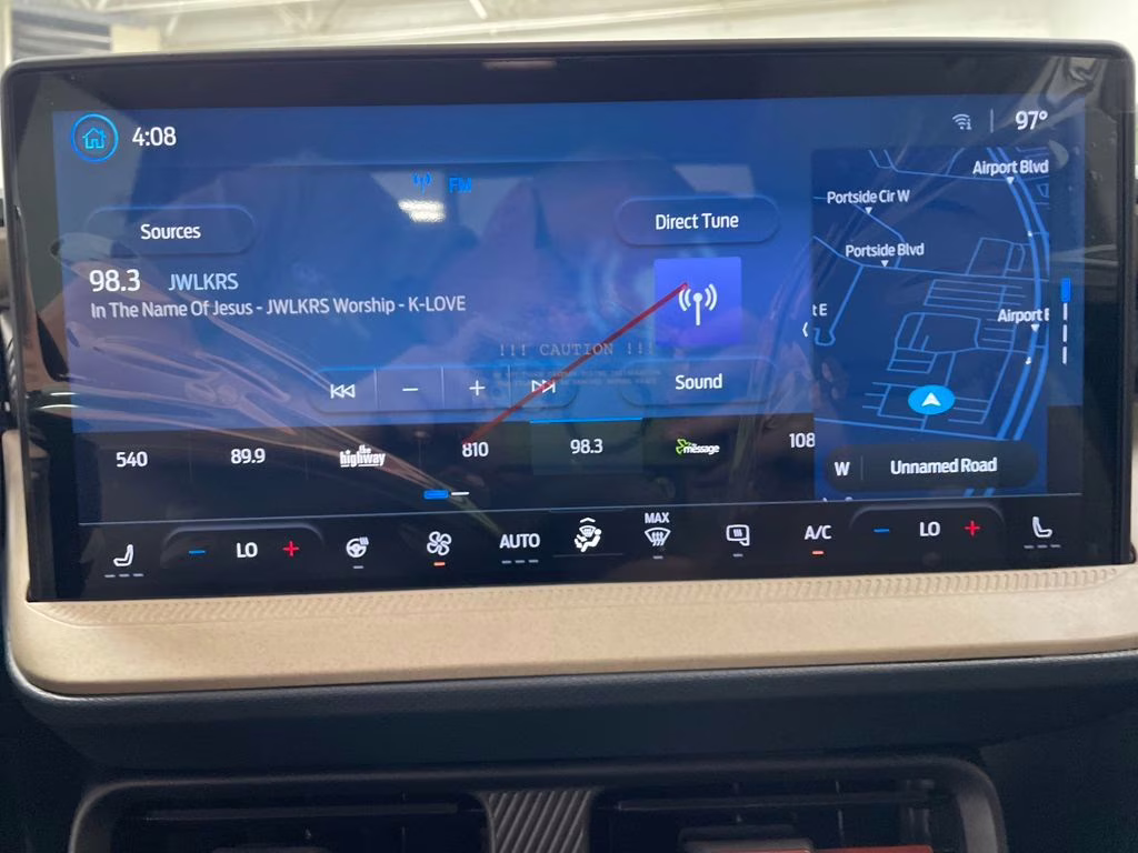 2025 OXFORD WHITE Ford Maverick Lariat AWD Truck