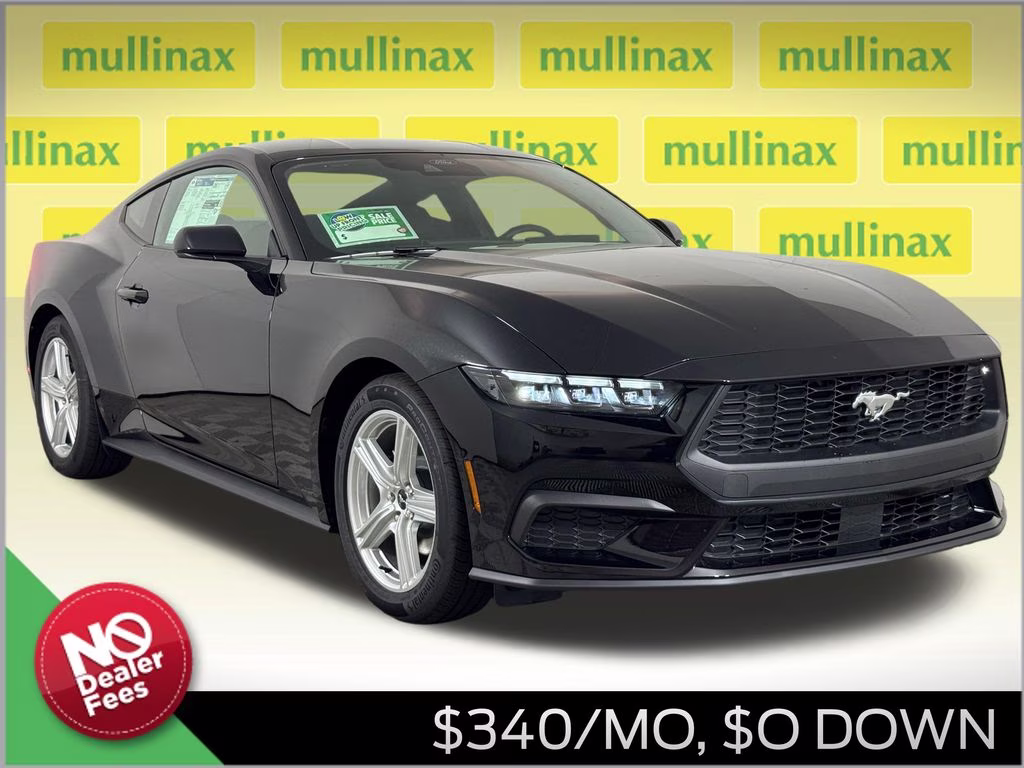 2026 Shadow Black Ford Mustang EcoBoost RWD Coupe
