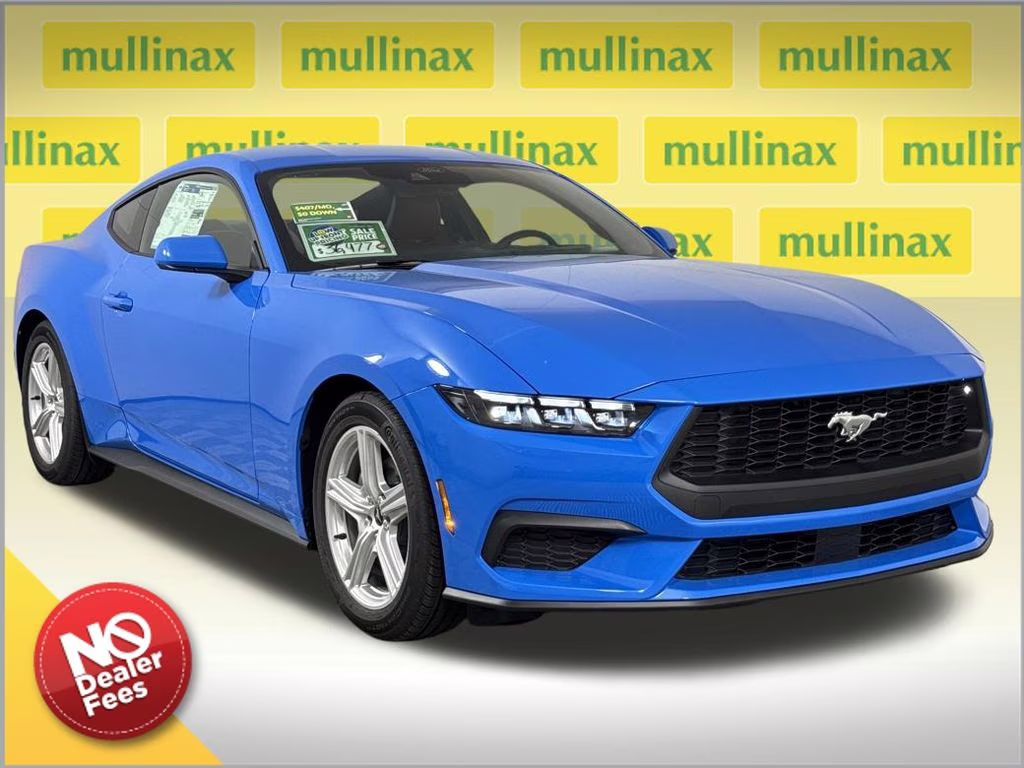 2026 Grabber Blue Metallic Ford Mustang EcoBoost Premium RWD Coupe