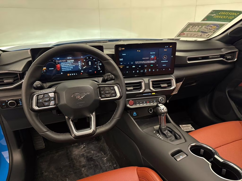 2026 Grabber Blue Metallic Ford Mustang EcoBoost Premium RWD Coupe