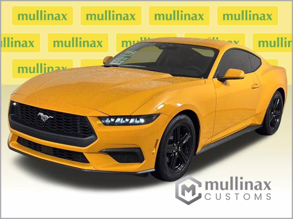 2026 Orange Fury Metallic Tri-Coat Ford Mustang EcoBoost Premium RWD Coupe