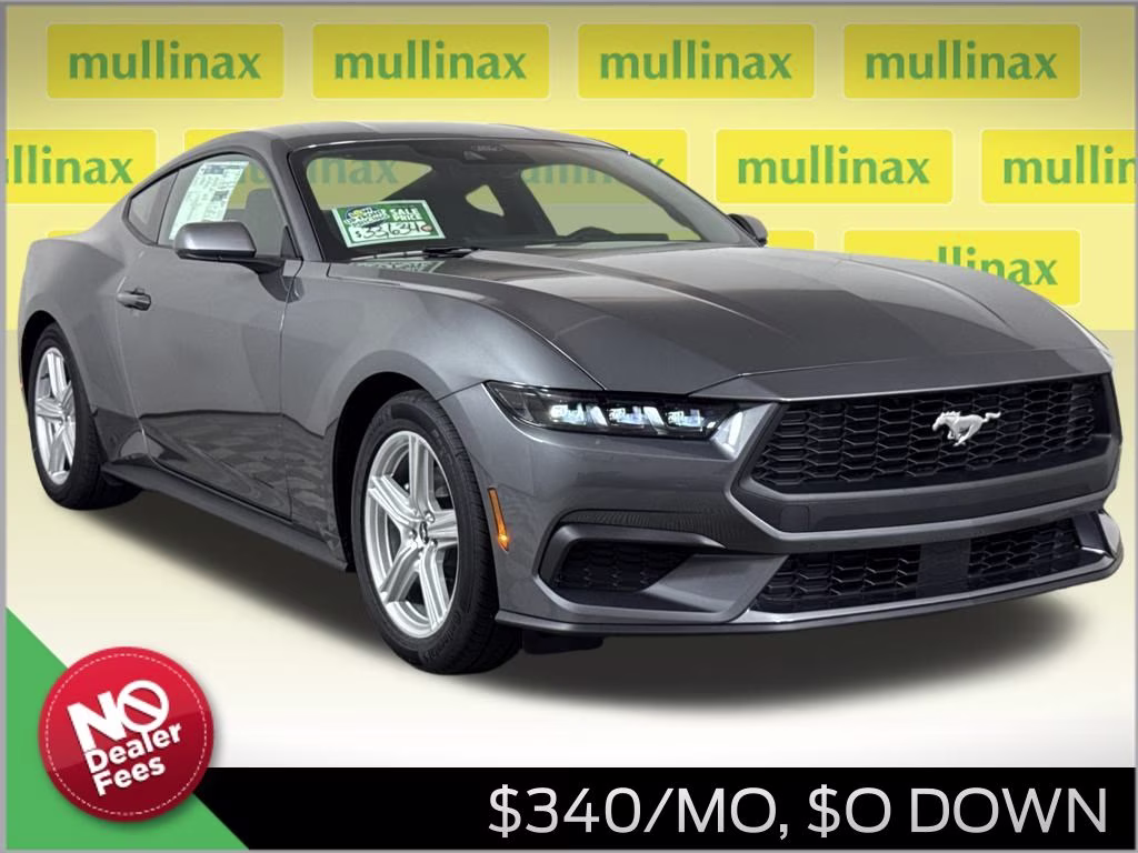 2026 Carbonized Gray Metallic Ford Mustang EcoBoost RWD Coupe